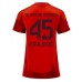 Bayern Munich Aleksandar Pavlovic #45 Hjemmedrakt Dame 2024-25 Kortermet